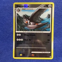 Pokemon Staravia Reverse Holo 52/100 Stormfront Near Mint/Mint - Image 1