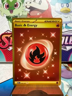Fire Energy 230/197 Gold - Obsidian Flames - Pokemon TCG - SHIPS FAST - Image 1