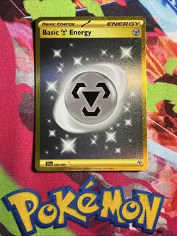 Pokemon TCG Basic Metal Energy Gold Secret Rare Card Shrouded Fable 099/064 NM - Image 1