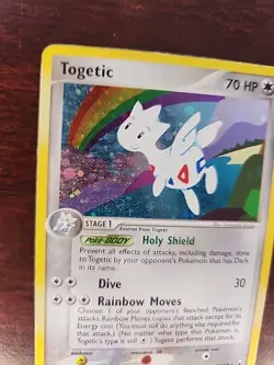 Togetic Holo Ex Team Rocket Returns Pokemon Card WOTC - Image 2