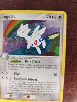 Togetic Holo Ex Team Rocket Returns Pokemon Card WOTC - Image 3
