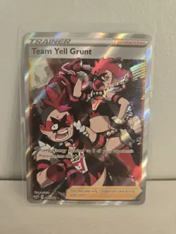 Pokemon Sword & Shield Base Set #202/202 Team Yell Grunt (Full Art) - Image 1