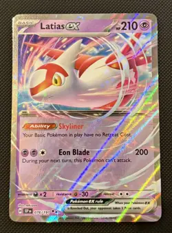 Latias EX - 076/191 - Surging Sparks - Double Rare Holo Card - Pokemon Card TCG - Image 1