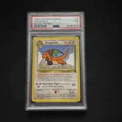 Pokemon TCG 1999 Dragonite Movie Promo #5 Holo PSA 3 English - Image 1