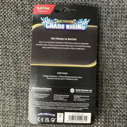 Pokemon Chaos Rising Premium Checklane Blister Booster Pack Pawmot Line - NEW - Image 2