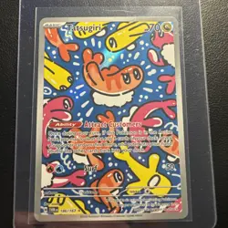 Pokemon TCG Tatsugiri Twilight Masquerade Illustration Rare Card 186/167 NM - Image 1