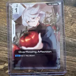 Gundam Card Game Overflowing Affection GD01-118 Promo Alt Art - Image 1