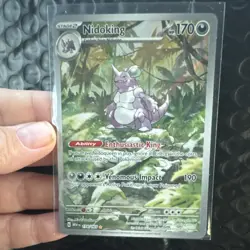 The Pokemon Company Nidoking 174/165 SV 151 Illustration Rare Holo English - Image 1