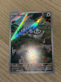 Starly 221/198 SV01: Scarlet & Violet Base Set Holo Pokemon Card Minty Copy - Image 2