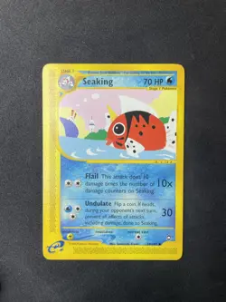 2002 Pokemon Aquapolis Seaking 59/147 Near Mint Non-Holo WOTC - Image 1