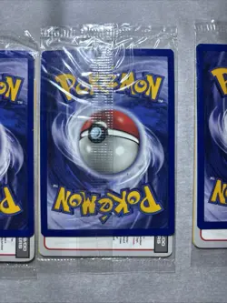 POKEMON SET OF 4 SEALED BLACK STAR PROMO WB Movie Pokemon Cards NM - Image 5