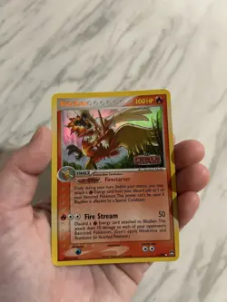 Blaziken 5/108 Reverse Holo Pokemon EX Power Keepers 2007 Vintage Stamped LP - Image 5