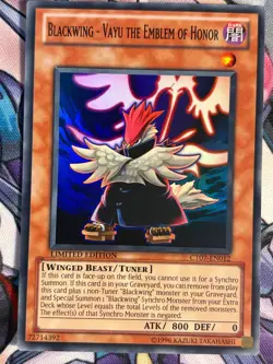 Blackwing - Vayu the Emblem of Honor CT07-EN012 LIMITED EDITION YuGiOh Card - Image 1