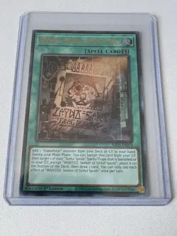 Yugioh WANTED: Seeker of Sinful Spoils Ultra Rare RA03 - Image 1
