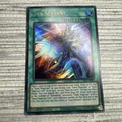 Yu-Gi-Oh! Soul Servant LED6-EN003 1st Edition Ultra Rare Foil Spell - Image 1