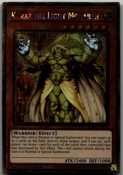 Kuraz the Light Monarch (Platinum Secret Rare) Platinum Secret Rare Quarter Cent - Image 1