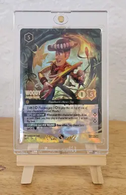 Disney Lorcana Woody Jungle Guide Foil 54/P3 Wilds Unknown Set Championship - Image 2