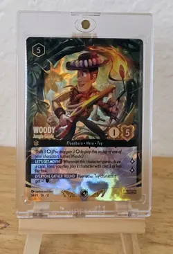 Disney Lorcana Woody Jungle Guide Foil 54/P3 Wilds Unknown Set Championship - Image 3