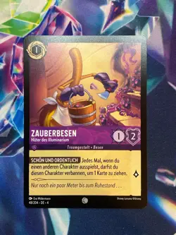Disney Lorcana TCG - Zauberbesen Huter des Ill. Set 4 Non-Holo - 48/204 - DE- NM - Image 1