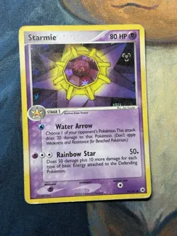 Starmie 49/101 2004 EX Hidden Legends Pokemon Card Reverse Holo Rare Stamped MP - Image 1