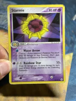 Starmie 49/101 2004 EX Hidden Legends Pokemon Card Reverse Holo Rare Stamped MP - Image 2