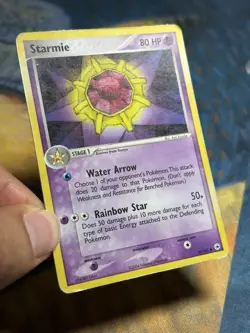 Starmie 49/101 2004 EX Hidden Legends Pokemon Card Reverse Holo Rare Stamped MP - Image 3