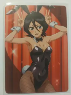 RUKIA KUCHIKI - Bleach CUSTOM Doujin FAN ART TCG CARDS- NUDE ADULT NM - Image 1