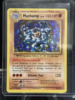 Machamp 59/108 XY Evolutions Holo Rare Pokemon Card - NM - Image 1