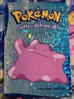 Ditto #132 - Vintage Vending Machine Prism Sticker 2000 - Pokemon Card NM/M - Image 1