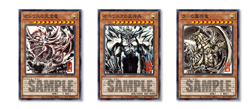 Yu-Gi-Oh OCG Artwork Series Mini Scroll Egyptian God Cards Set Japan Limited New - Image 4