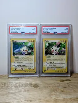 PSA 9 Minun 7/97 & Plusle 8/97 EX Dragon Holo Rare Pokemon Cards BGS CGC TAG - Image 1