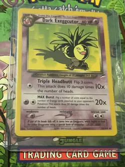 Pokemon TCG Neo Destiny Dark Exeggutor Card 33/105 Rare Vintage - Image 1