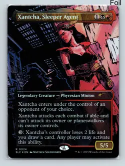 MTG Xantcha, Sleeper Agent Foil R Secret Lair Countdown Kit SLC 24 NM - Image 1
