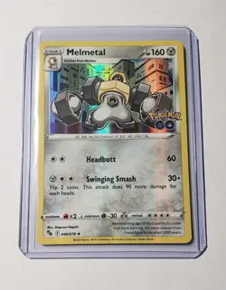 Pokemon Malmetal 46 Pokemon Go Trading Card Ultra Rare Holo Card + Top Loader - Image 1