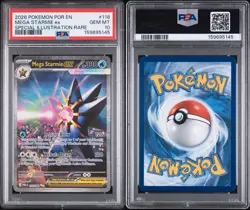 Pokemon Mega Starmie ex Perfect Order SIR #118 PSA 10 - Image 3