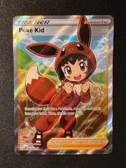 Pokemon Poke Kid 070/072 Shining Fates Full Art Holo Rare NM - Image 1