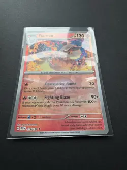 Pokemon TCG - S&V - Prismatic Evolutions - Flareon - 013/131 - Pokeball Reverse - Image 2