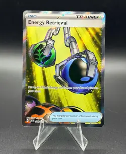 Pokemon Chaos Rising Energy Retrieval Full Art Holo 108/086 NM - Image 1
