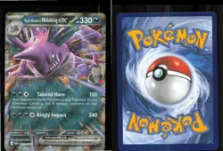 Team Rocket's Nidoking ex 119/182 Double Rare Destined Rivals Pokemon Near Mint - Image 3