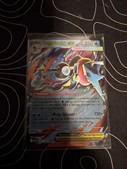 Mega Greninja ex 022/086 Me04: Chaos Rising Holo pokemon tcg - Image 1