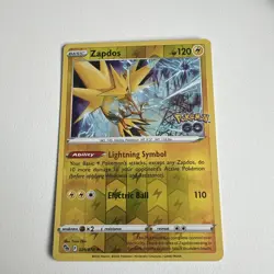 pokemon go zapdos reverse holo 029/078 TCG - Image 1