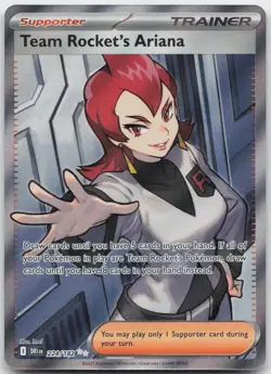 Team Rocket's Ariana 224/182 Destined Rivals Pokemon - Image 1