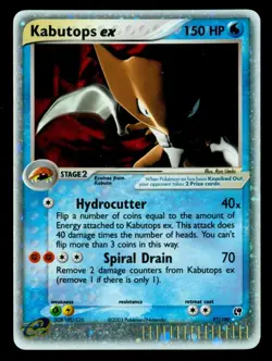 Pokemon TCG Kabutops ex Holo #97/100 Sandstorm Series 2003 - Image 1