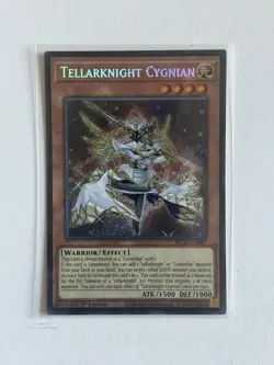 Yugioh! 1x Tellarknight Cygnian BLGG-EN017 Secret Rare 1st Ed NM - Image 1