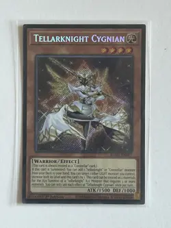 Yugioh! 1x Tellarknight Cygnian BLGG-EN017 Secret Rare 1st Ed NM - Image 2