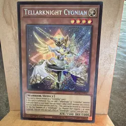 Yu-Gi-Oh! TCG Tellarknight Cygnian BLGG-EN017 Secret Rare Holo 1st Edition - Image 1