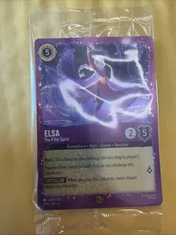 Elsa The Fifth Spirit 6/P3 [Glitter Foil] Sealed Promo Card Disney Lorcana NM/M - Image 1