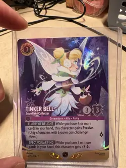 Disney Lorcana Tinker Bell - Snowflake Collector Set Champs Promo Foil - Image 2