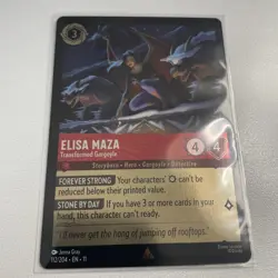 Disney Lorcana Winterspell (11) COLD FOIL #112 Elisa Maza - Transformed Gargoyle - Image 1
