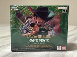 ✅B ONE PIECE CARD GAME: LEGACY OF THE MASTER BOOSTER BOX OP12 24 Packs English - Image 1